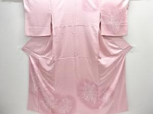 ススキに女郎花模様訪問着